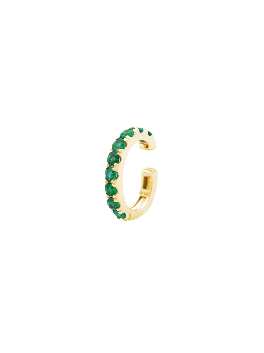 0.54ct Emerald 18K Gold Ear Cuff