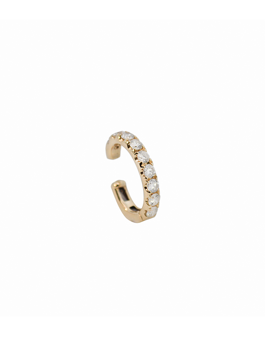 0.51ct Diamond 14k Gold Ear Cuff